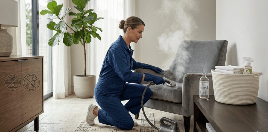 Fabric Sofa Clean Longer